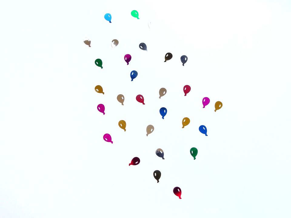 Confetti balloons