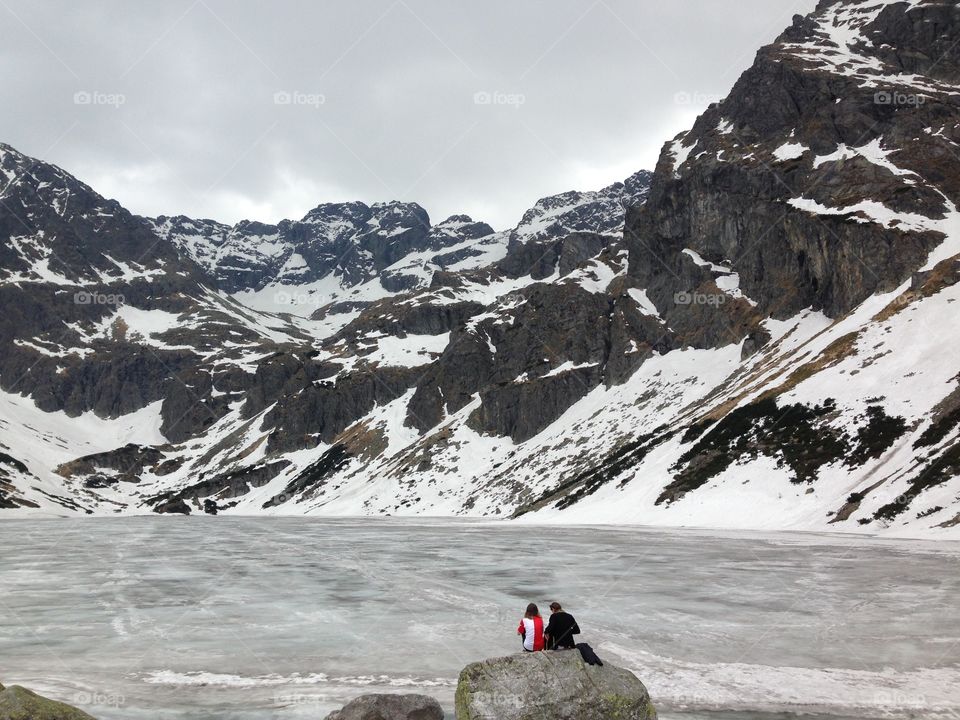 frozen lake