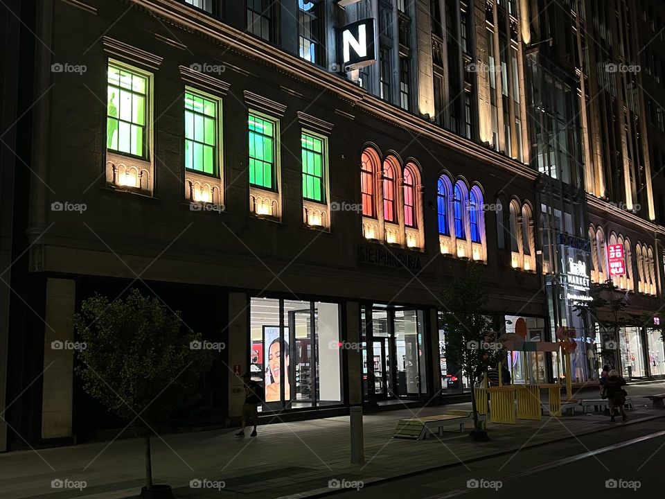 Colourful windows