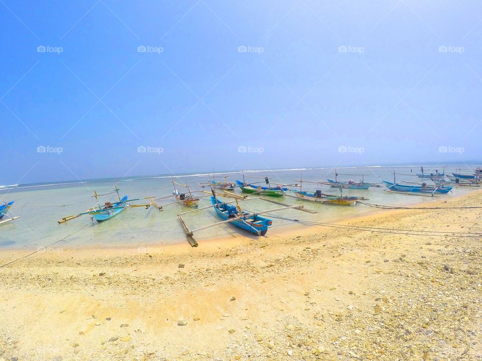 Indonesian fishing boats