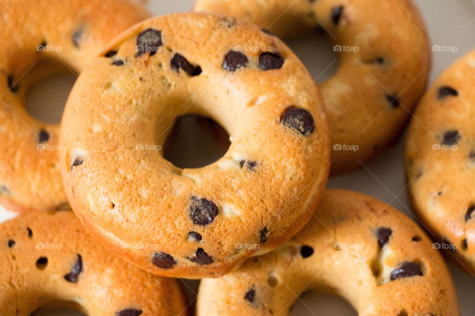 Chocolate chip donuts 