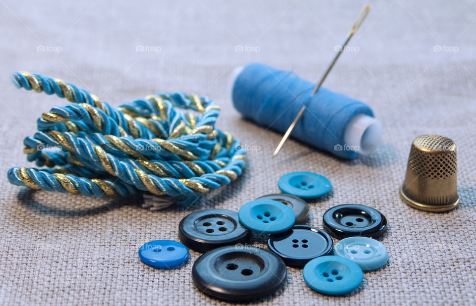 sewing. Thread. Needles