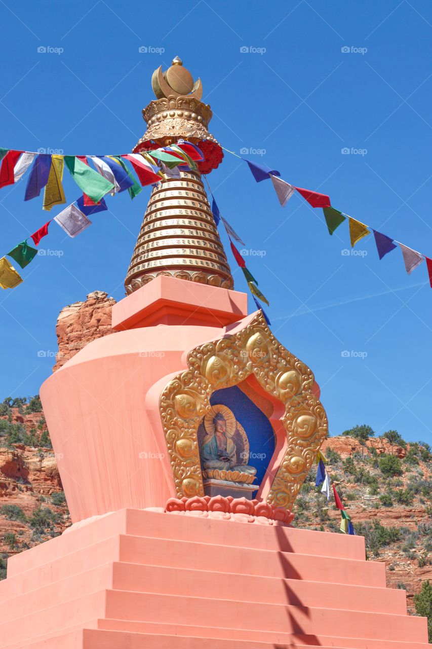Amitabha Stupa and Peace Park in Sedona, Arizona