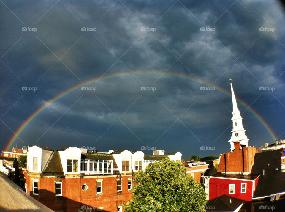 clouds rainbow portsmouth dramatic by keith_tharp