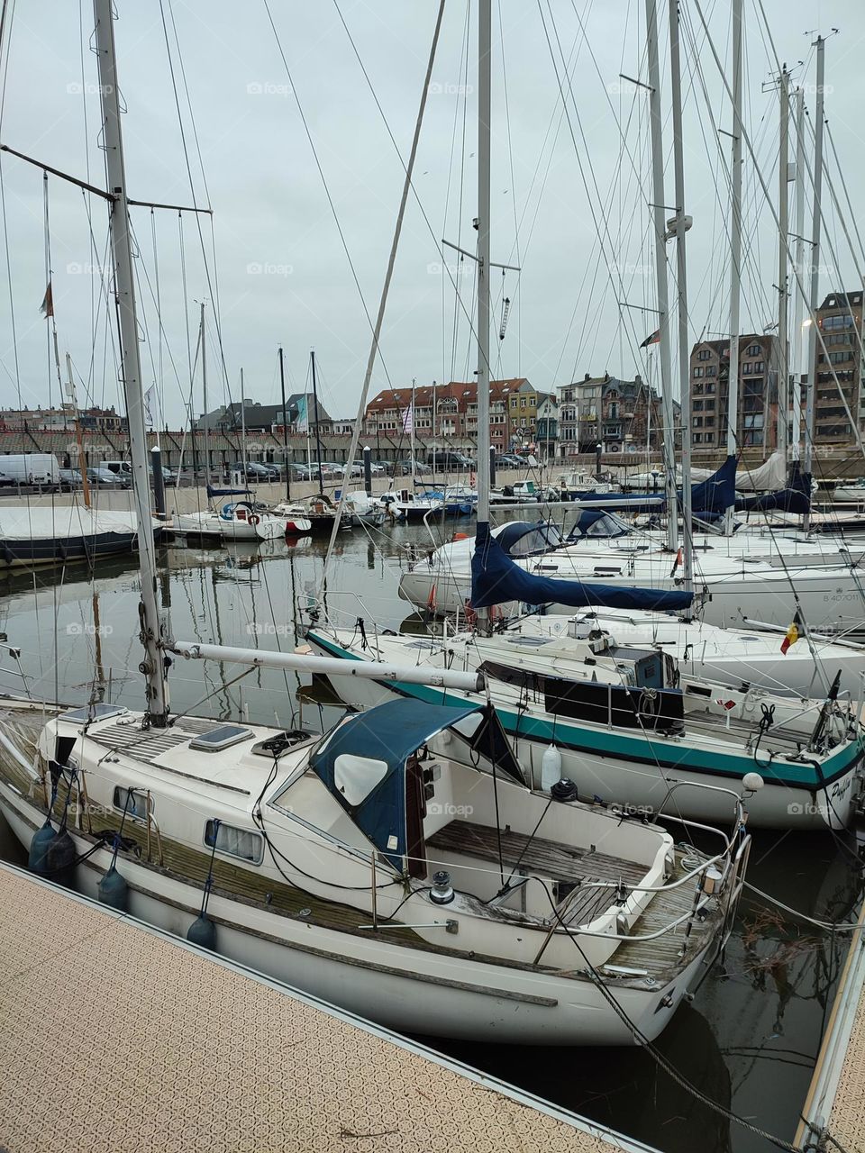 The North Sea , port of blankenberg