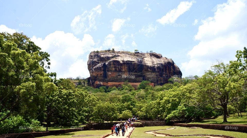 Famous Garuda Rock (They say it's lion but it's Garuda... Sri Lanka...