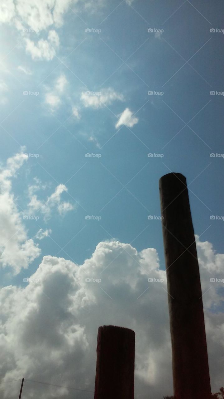 pole and sky