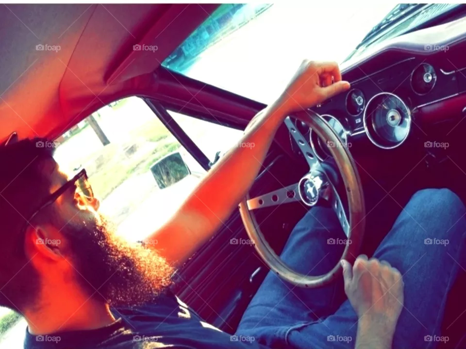 sunset driving