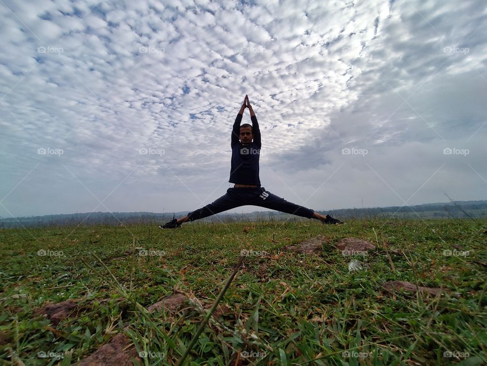 morning walk yoga