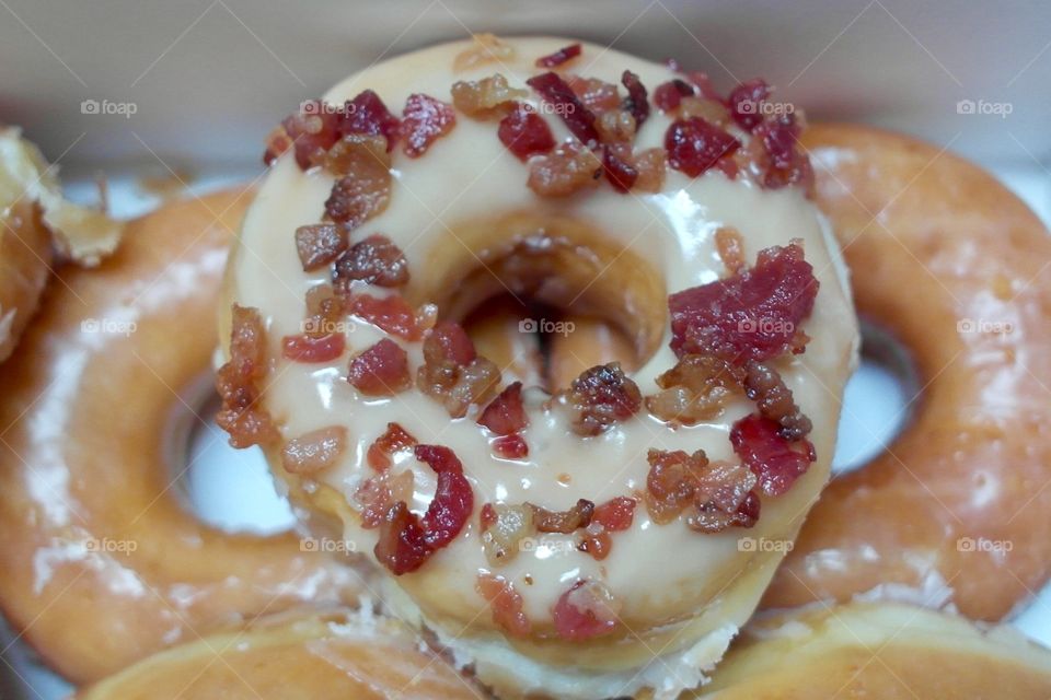 Bacon donut 