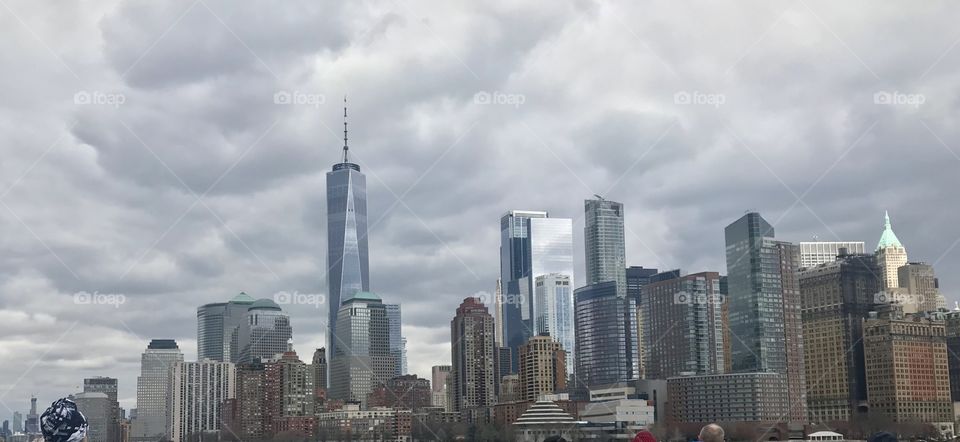 NYC SKYLINE WITH FREEDOM TOWER