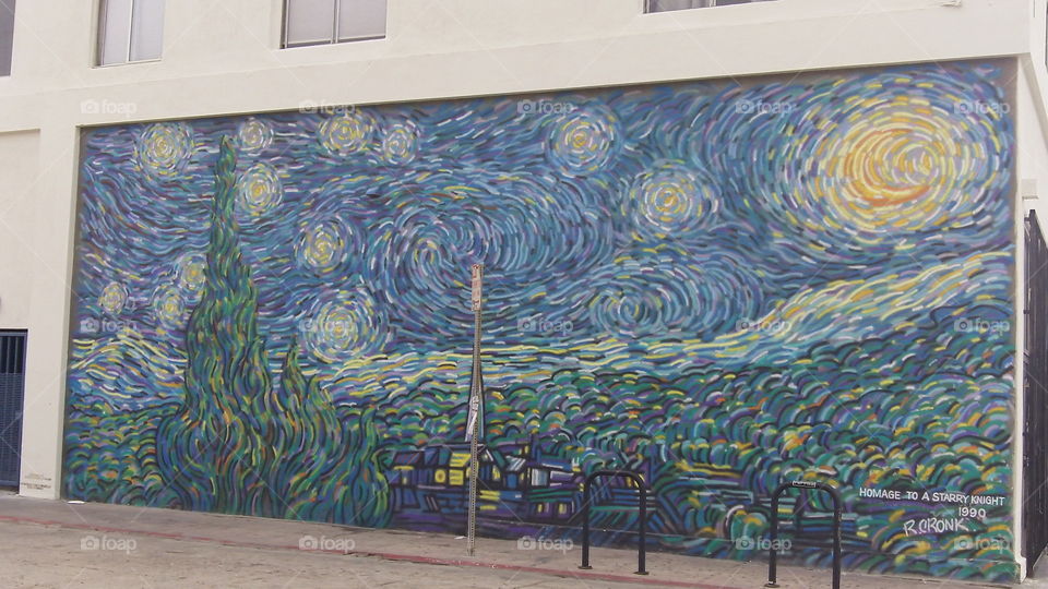 R. Cronk's homage to Van Gogh's "Starry Night"