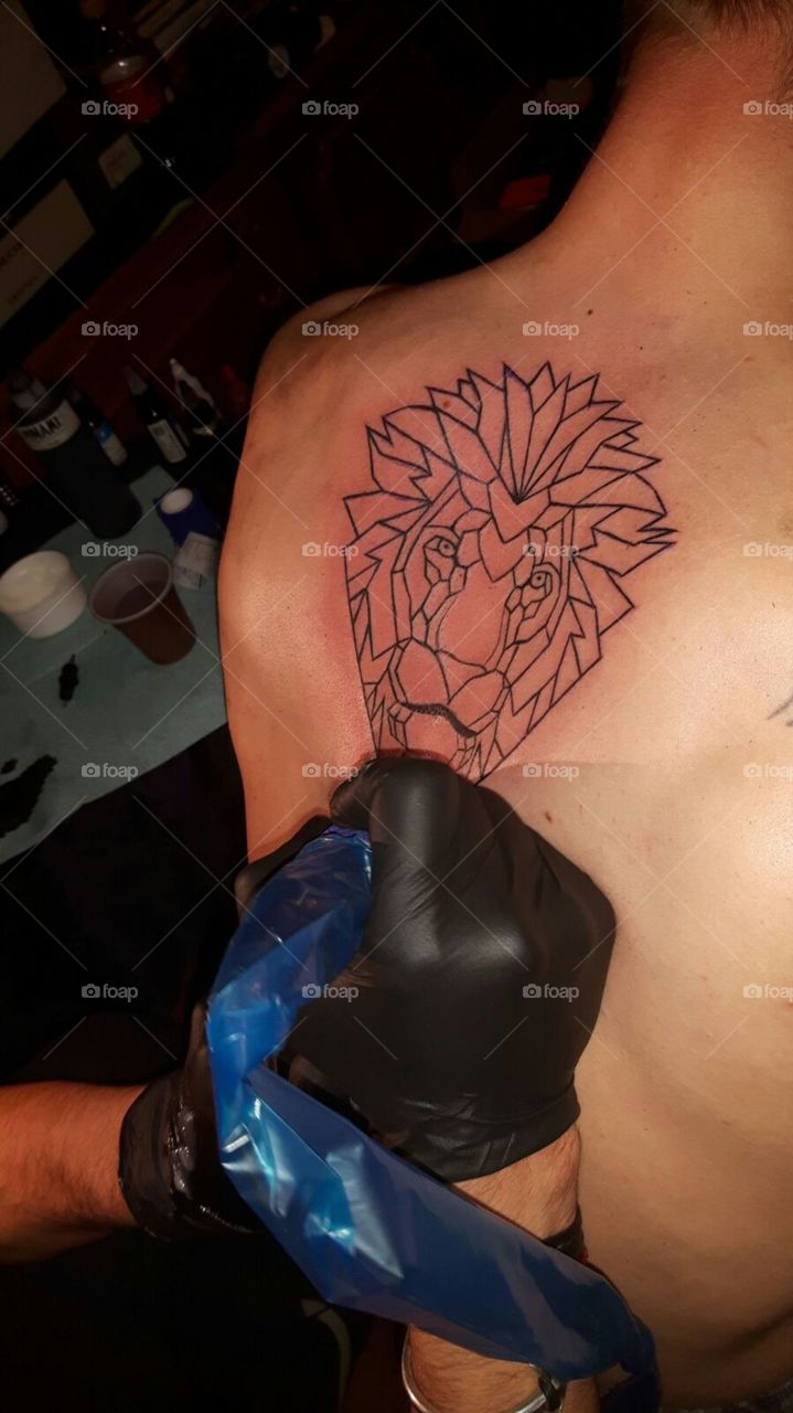 Lion tatoo