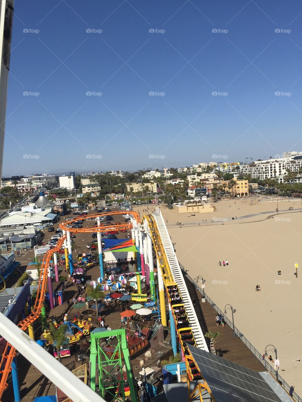 Santa Monica, CA from the Ferris Wheel 