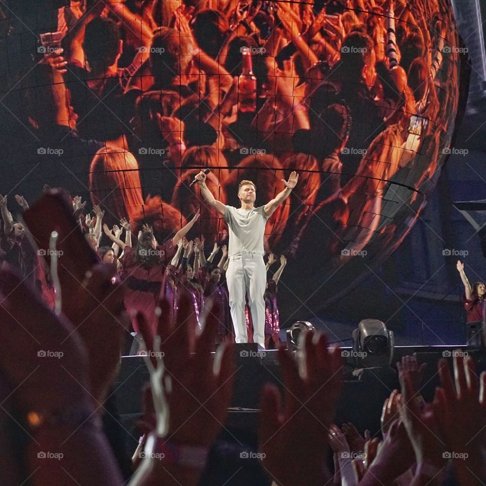 Gary Barlow ... Middlesbrough Riverside Stadium ... I was there ... 1June 2019 🎉