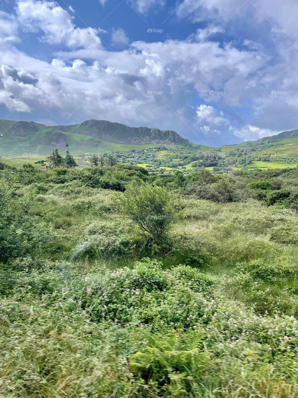 View Of The Fantasy Landscape of County Kerry, Ireland 