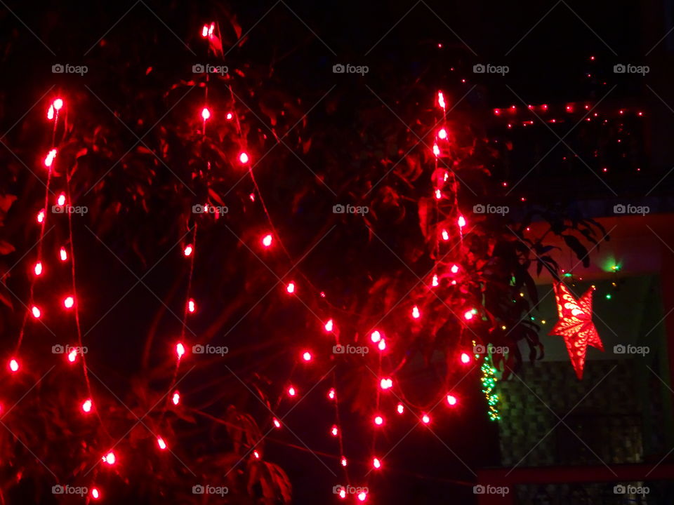 when there are lights and stars in front of every house... signs of winter