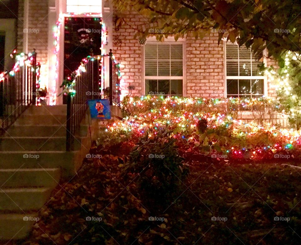 Townhouse Christmas Lights