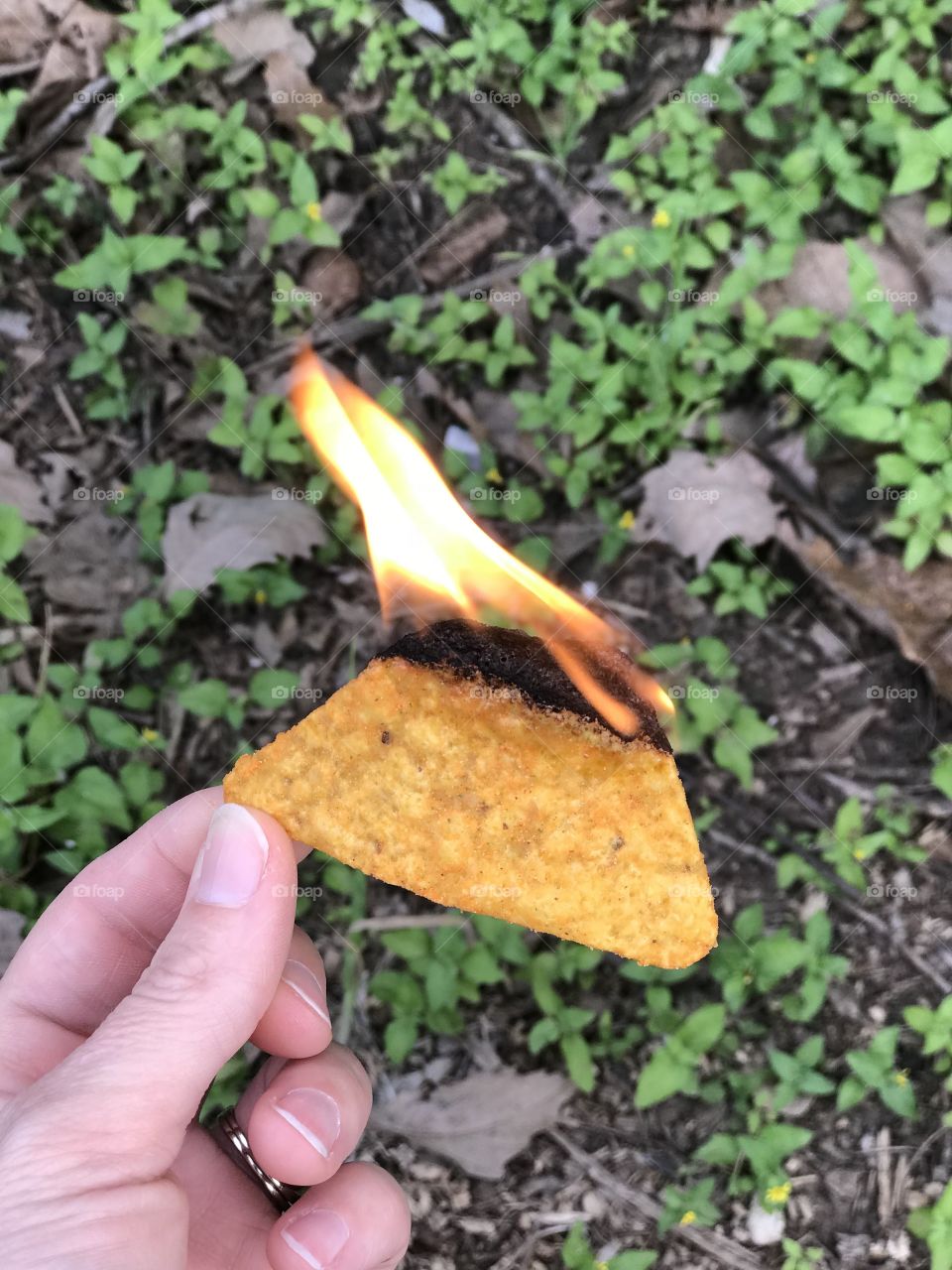 Flaming chip