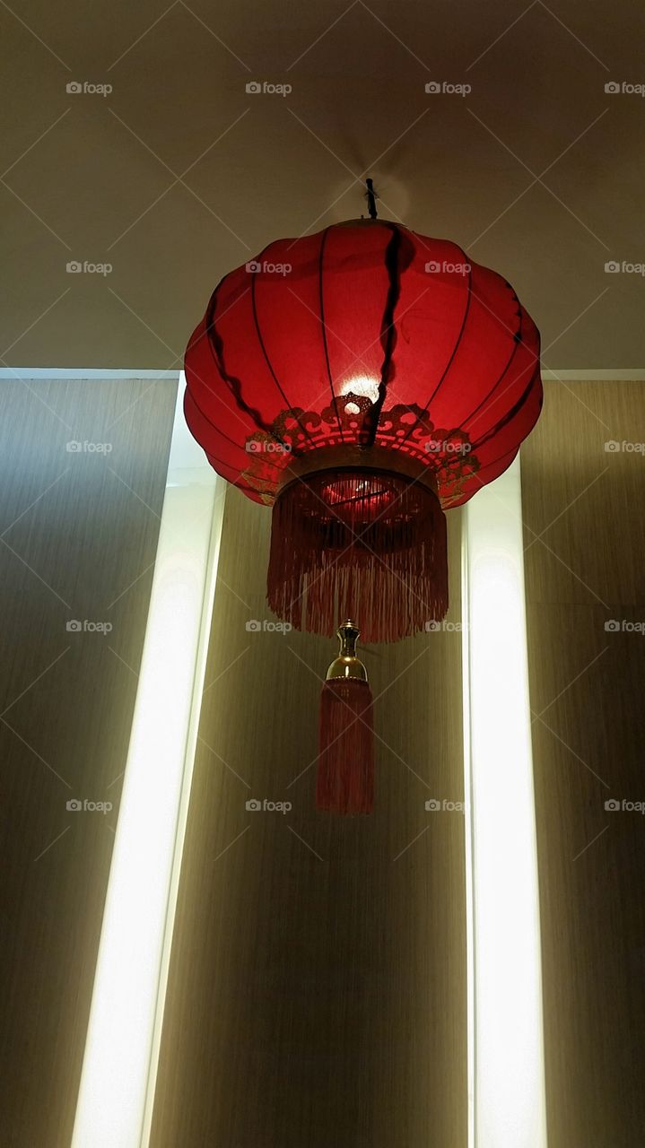 Red lantern. pretty Chinese lantern