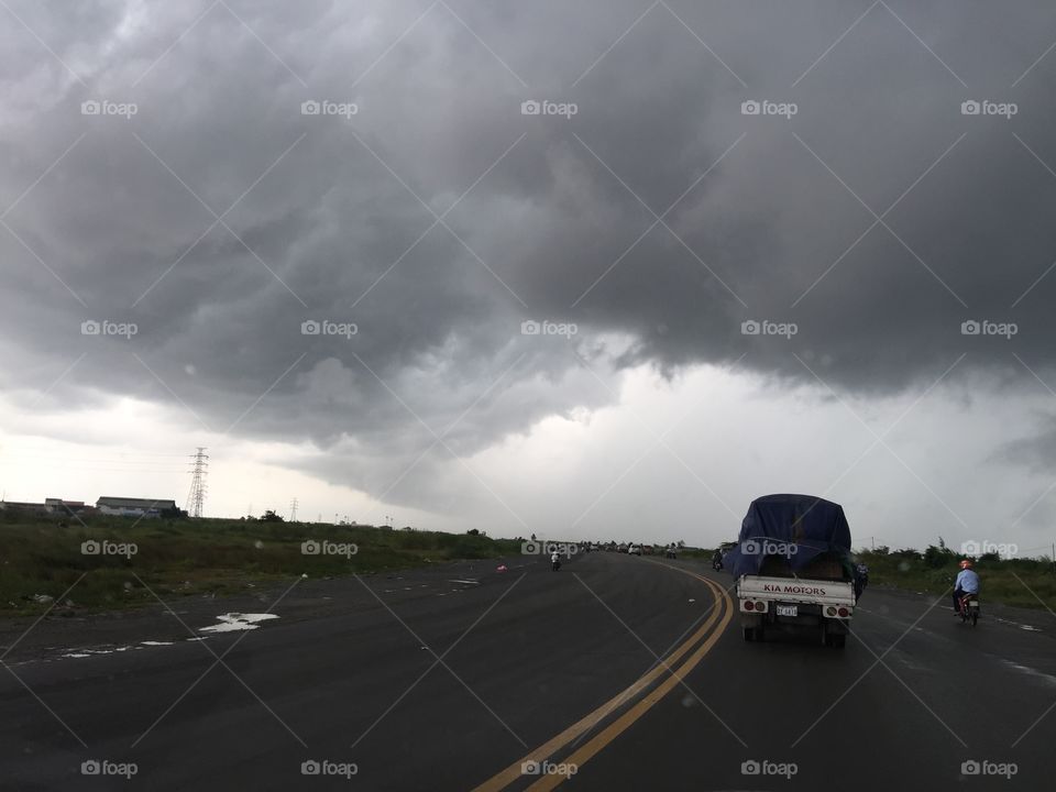 Raining storm
Phnom Penh 