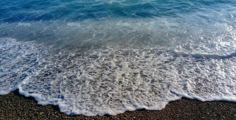 Sea wave, Golden Horn beach, Bol island Brac