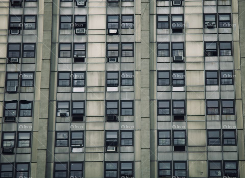 Facade of an apartment building 