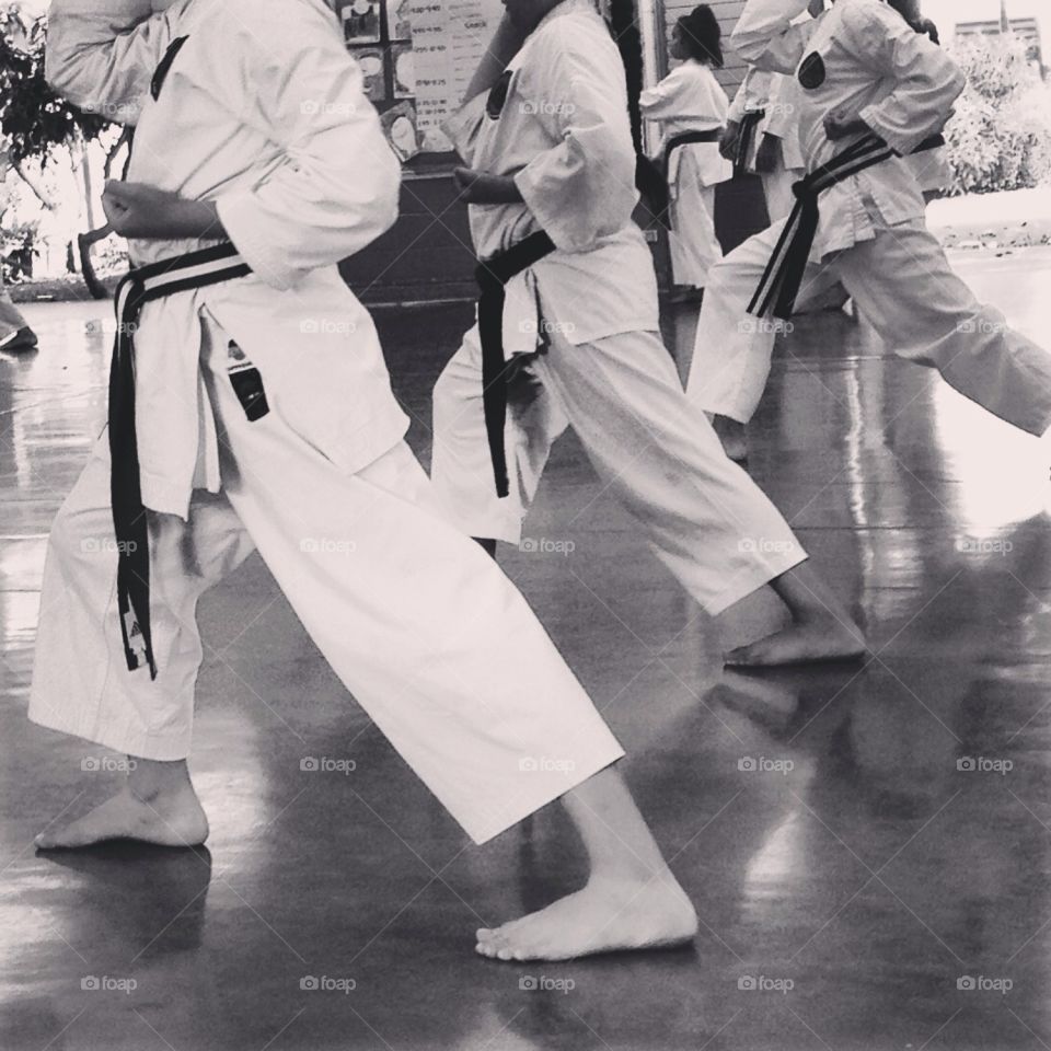 Karate Practice . Karate Practice 