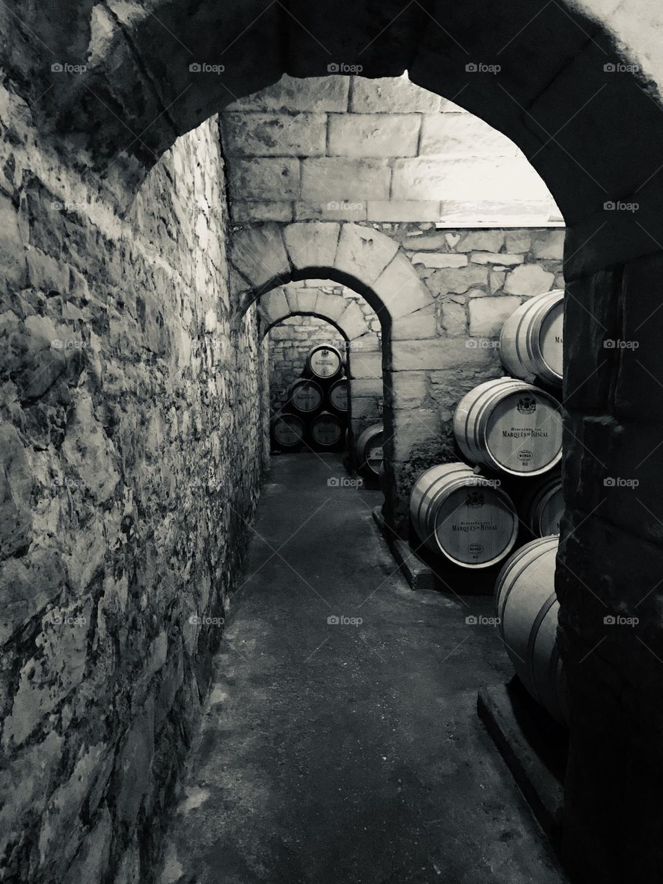 Wine cellar in Basque Country