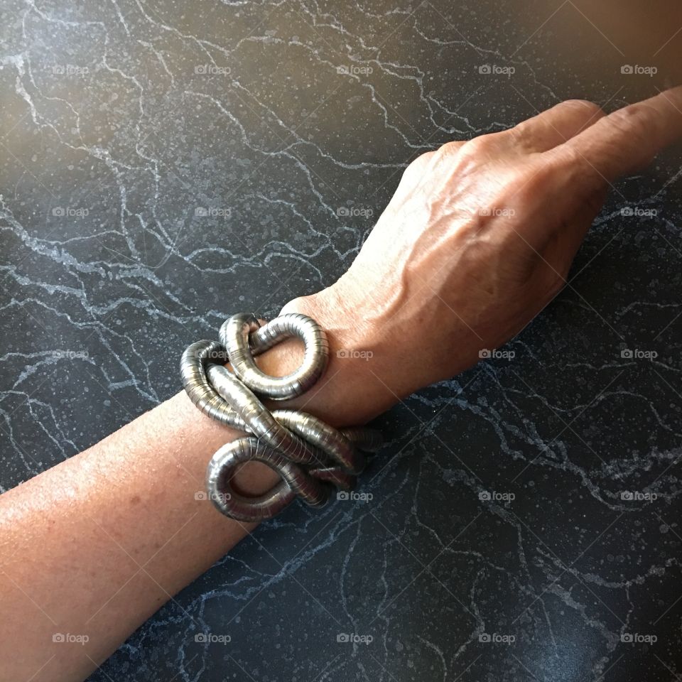 Silver Twisted Cuff Bracelet, Odd & Unique
