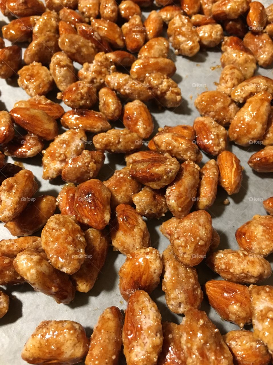 Roasted almonds