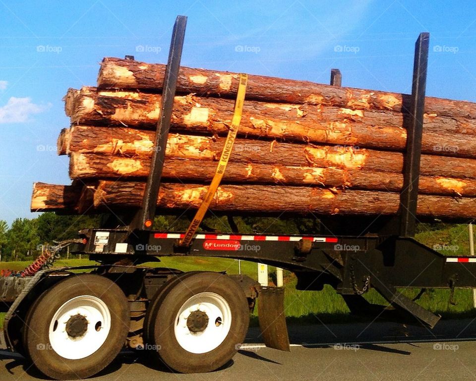 Logging truck