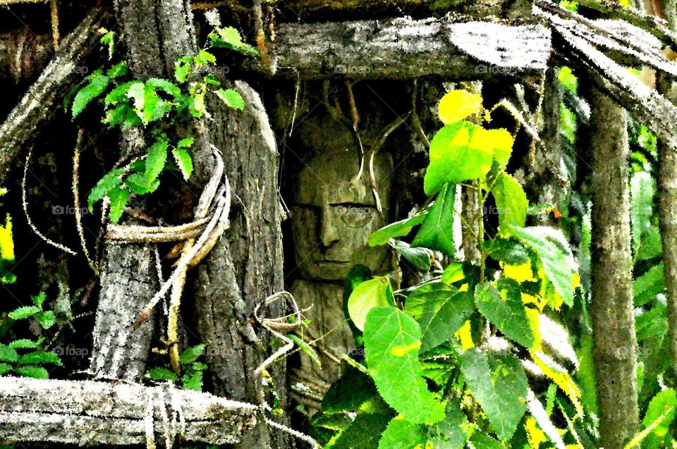 --Ancestor statue as the pole of Jew ....