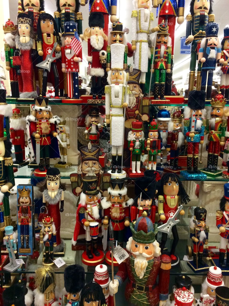 Nutcracker Galore. How many nutcrackers can you see in this picture. 