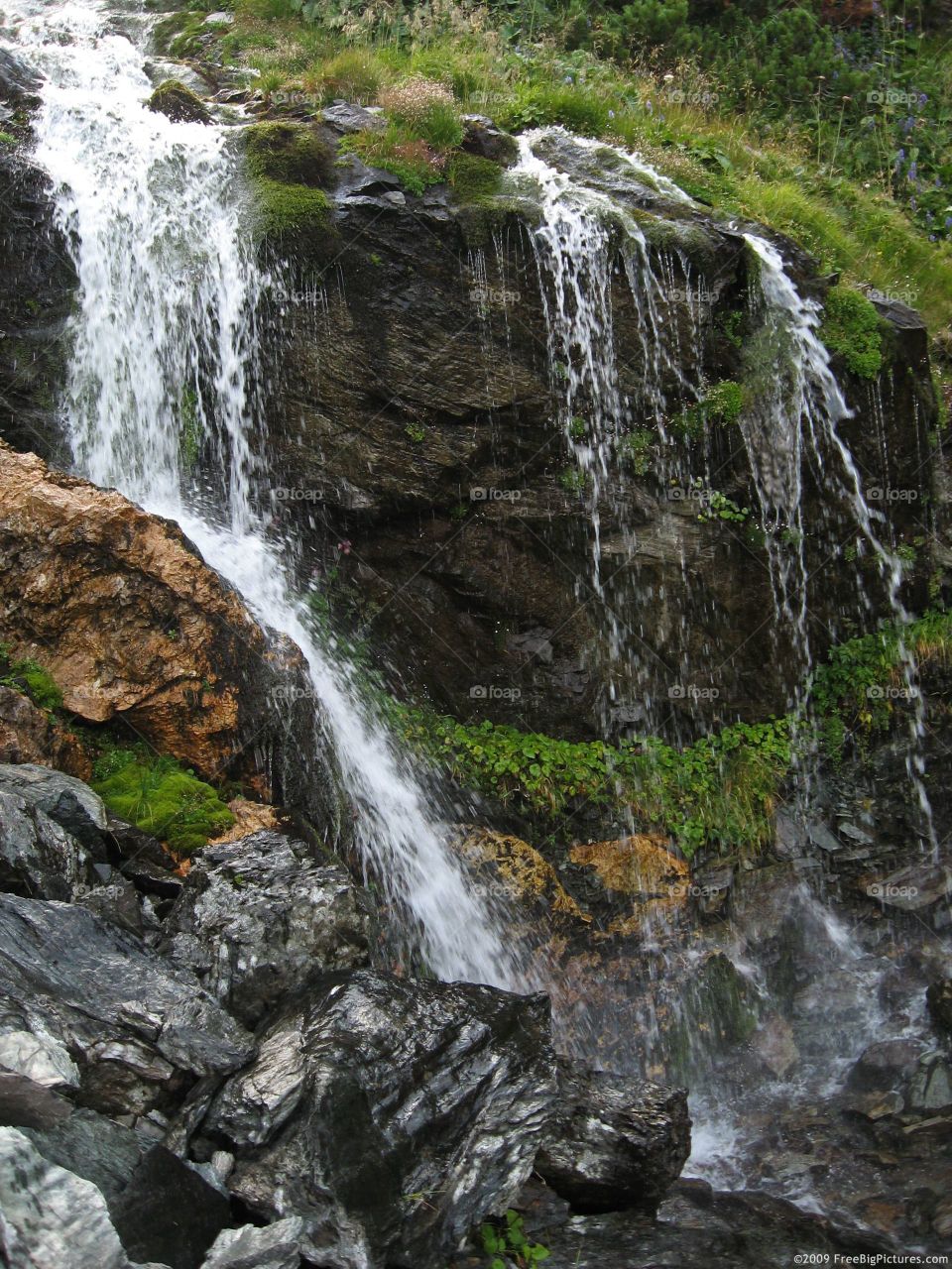 waterfall in kashmir