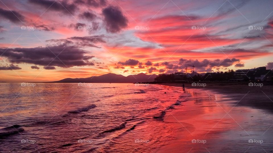 Sunset, Water, Dusk, No Person, Dawn