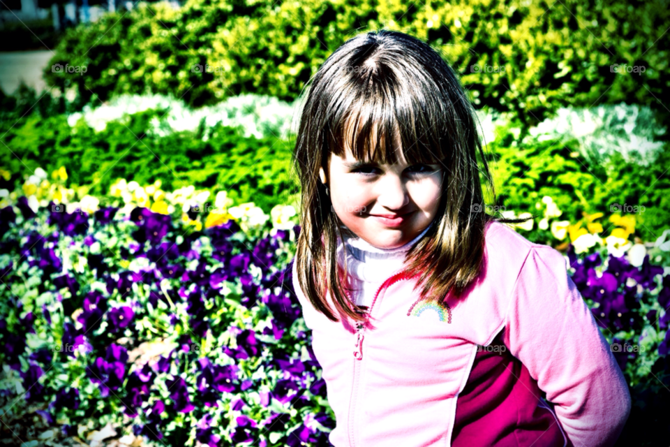 spring girl people flower by jmsilva59