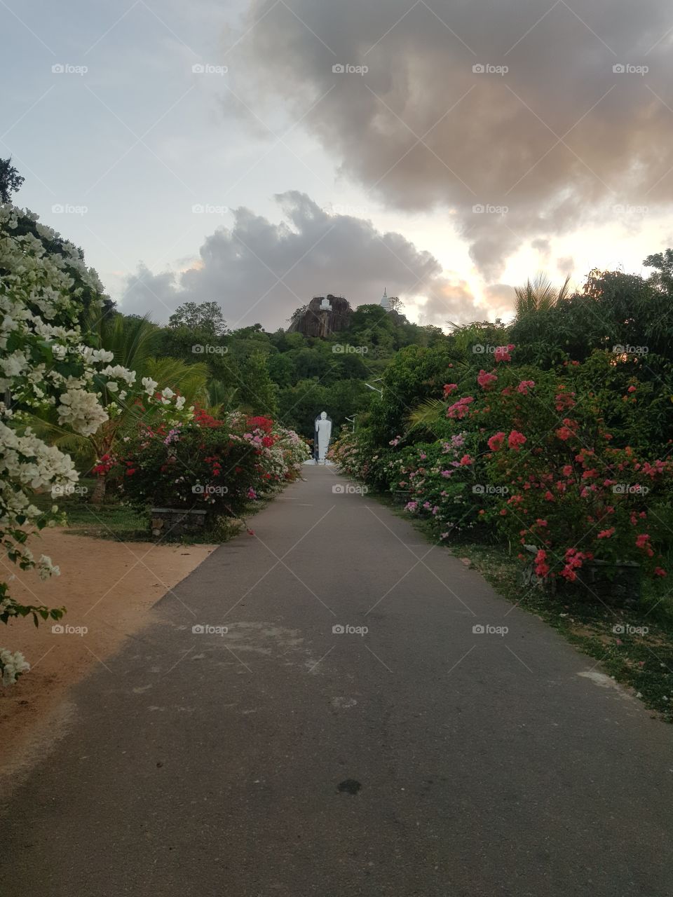 Buddhist rock temple