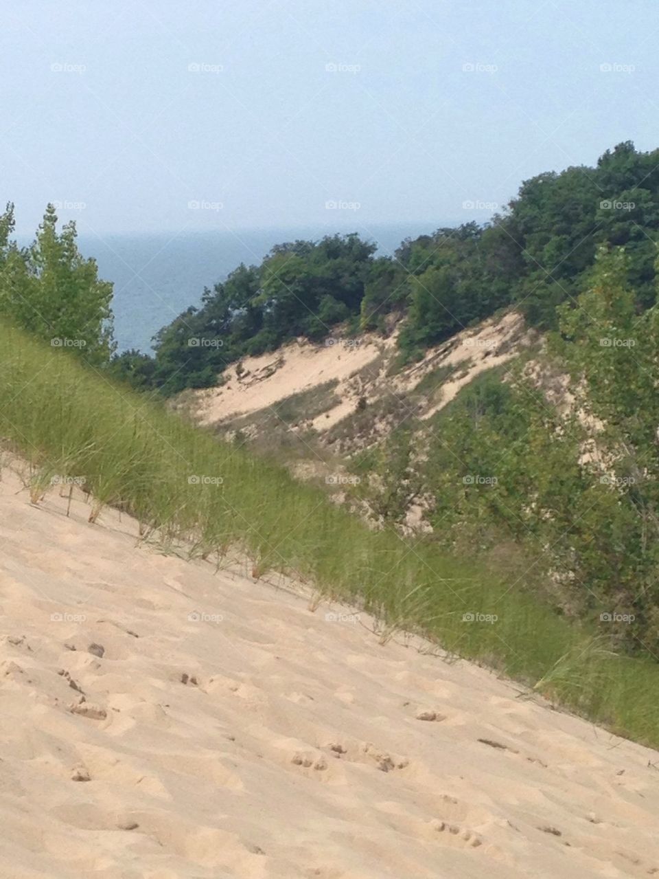 Dunes, Dunes, and a Lake