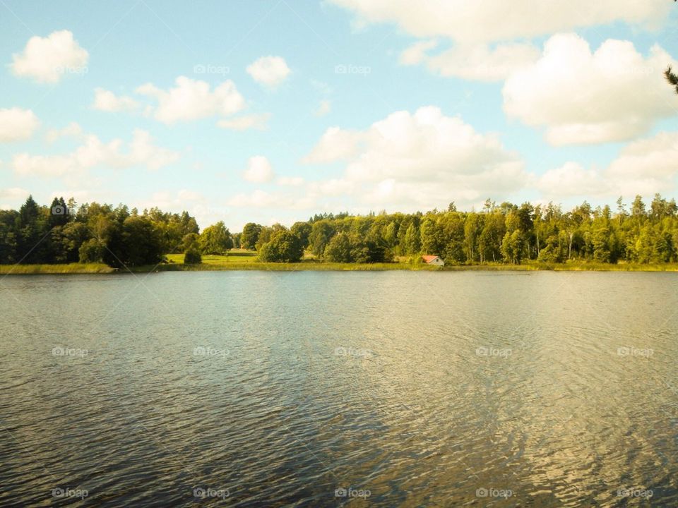 åkersberga lake water city by The_Picture_man