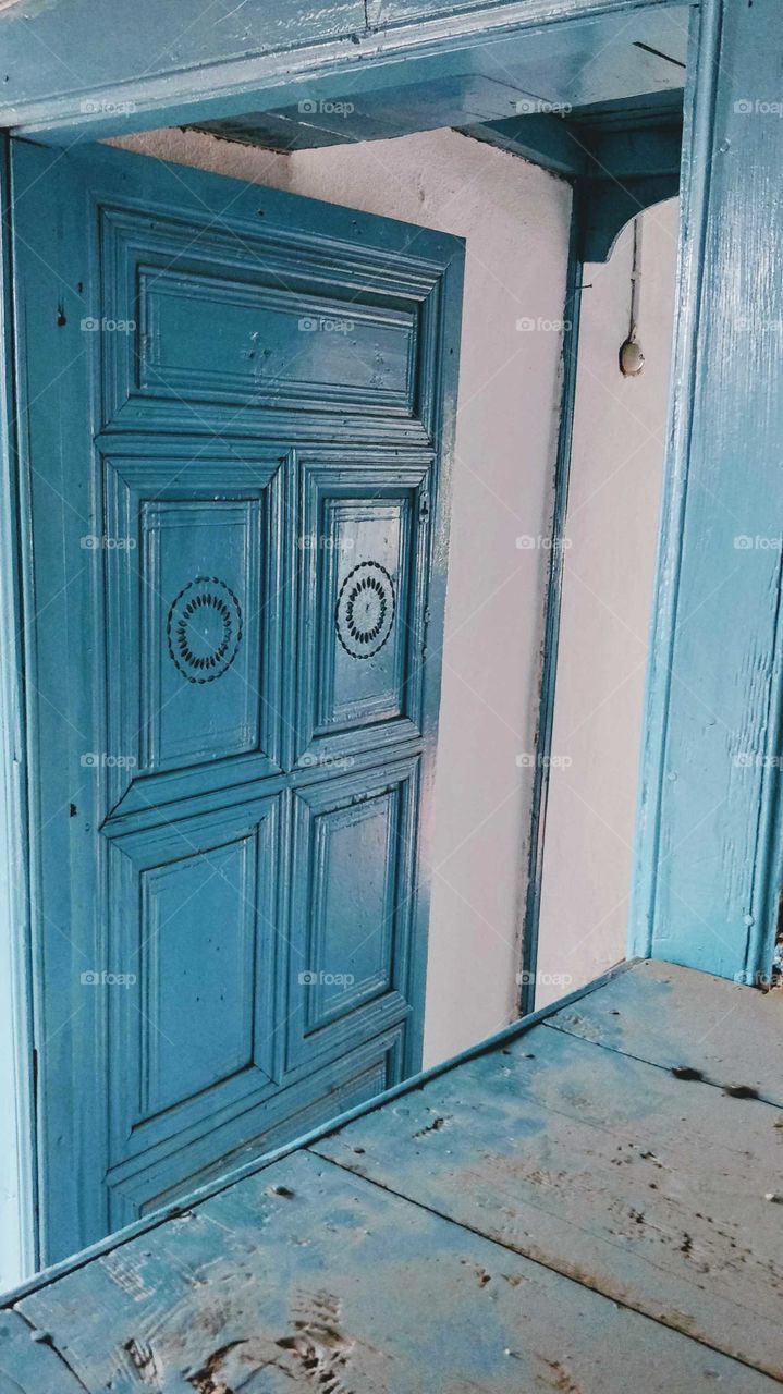 Door in a Turkish house