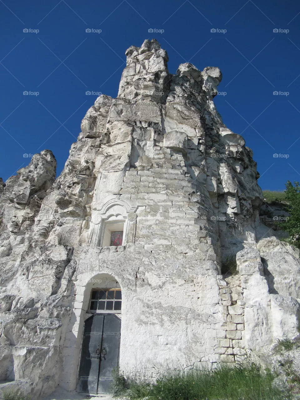 temple in the mountains, Divnogorye, Voronezh, Russia