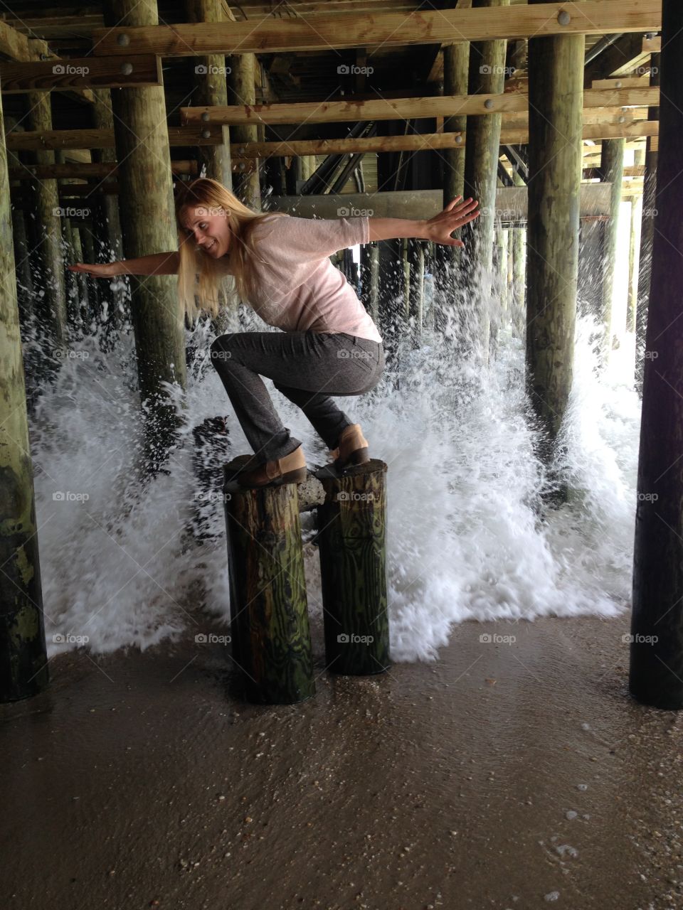 Water games New Jersey under the pier