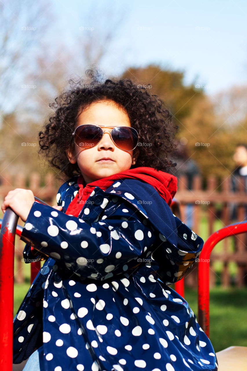 girl pretty park playing by bradman