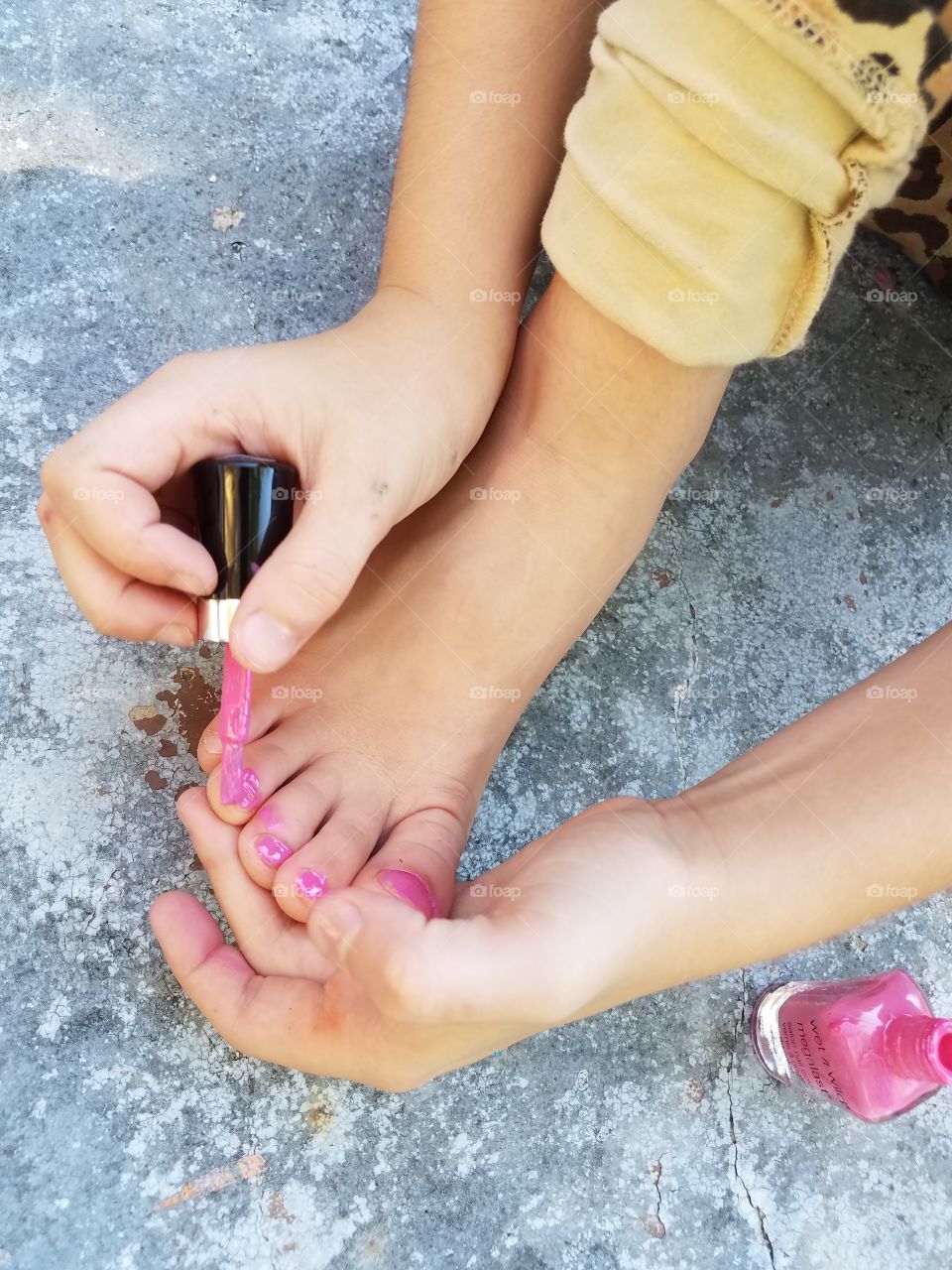 Self pedicure time