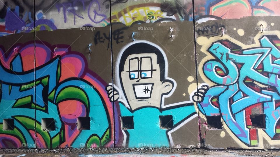 chill graffiti guy