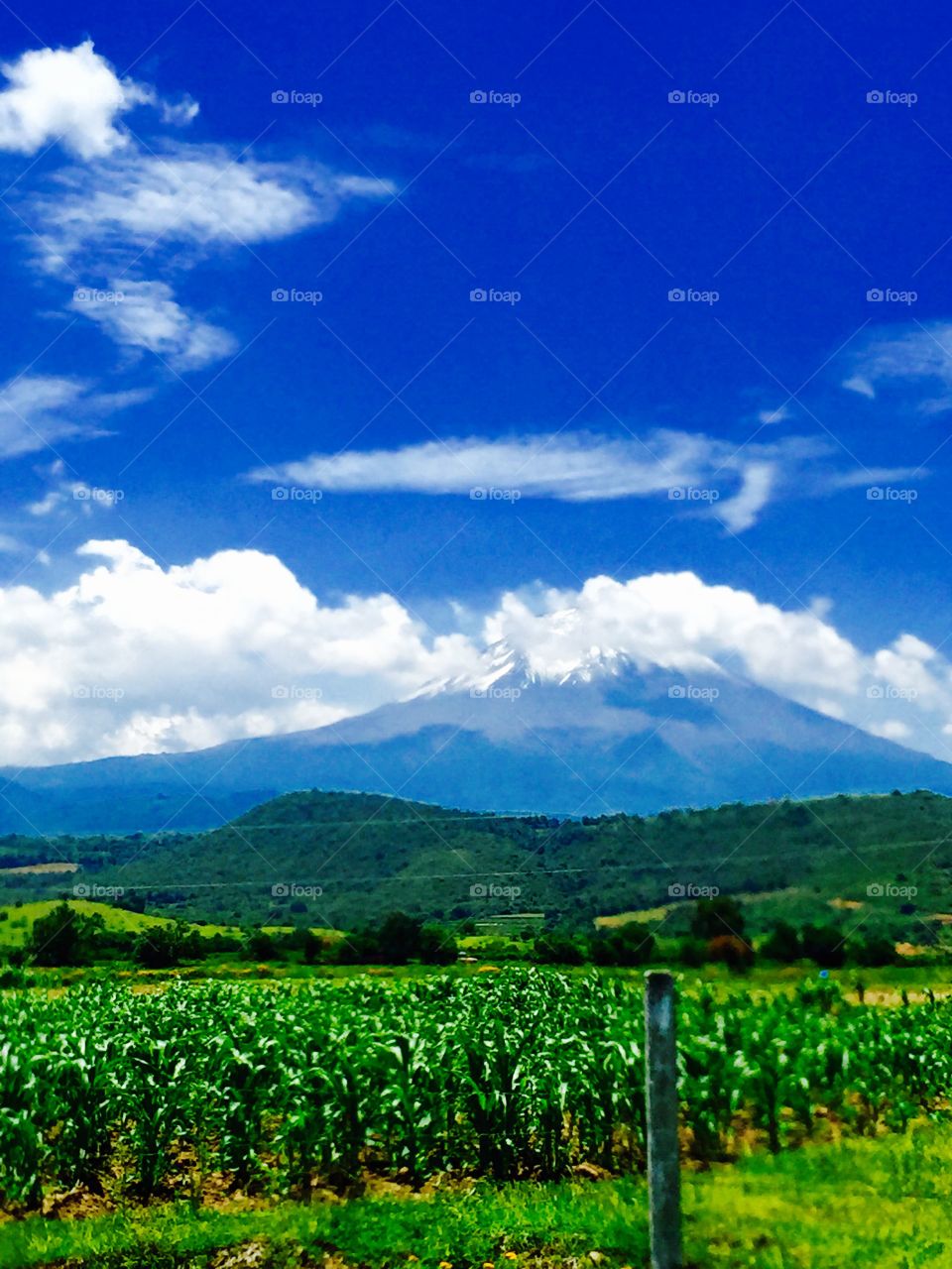 Popocatépetl . Volcano on Mexico 