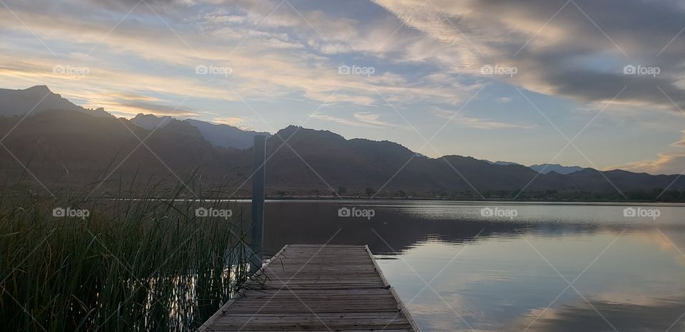Water, Lake, Landscape, Sunset, Dawn