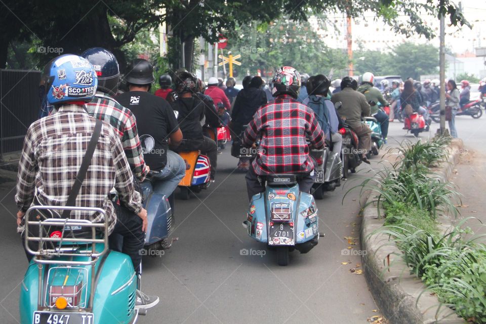 One scooter, a Million Brothers!