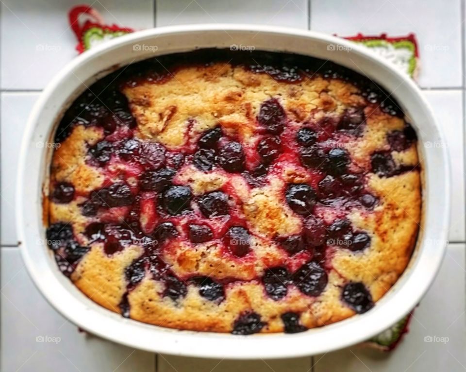 Fresh Fruit Cobbler...Yum❣